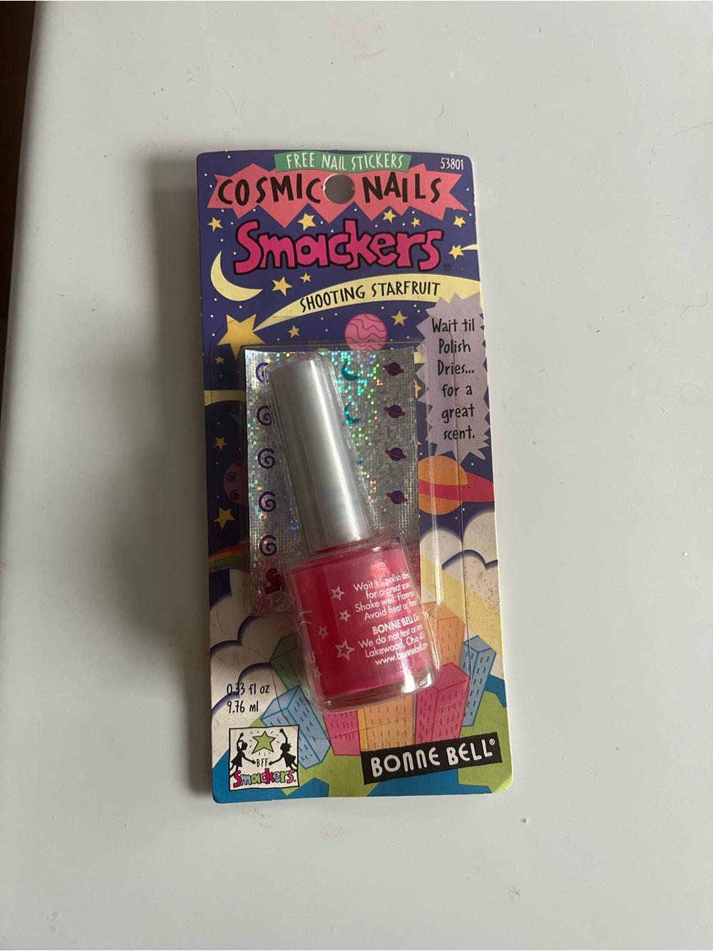 Vintage Bonne Bell cosmic nails smackers shooting star fruit